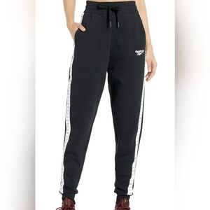 reebok slim vector pipe jogger black‎ men's Pants Size XL